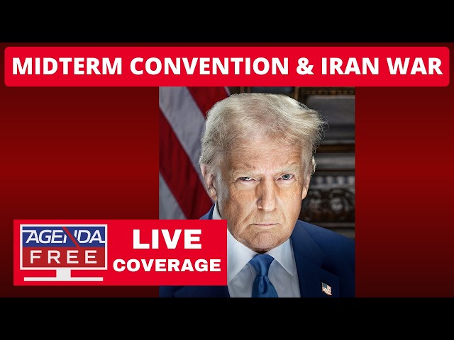 Republican Midterm Convention & Iran War - LIVE Breaking News Coverage (Including Trump Speech)