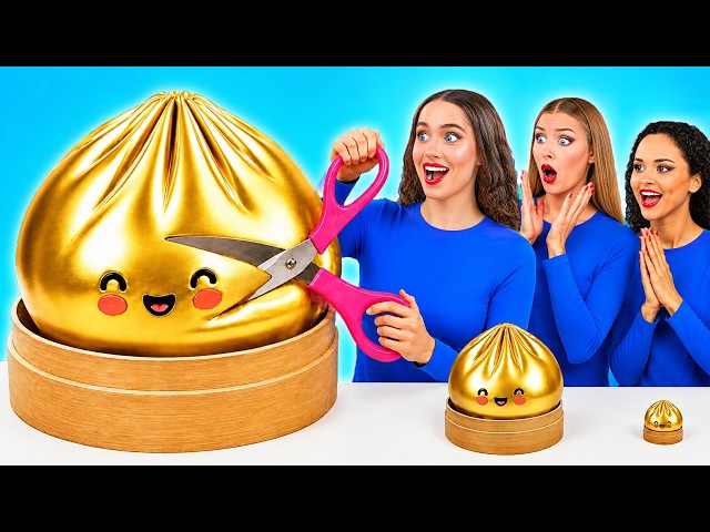 Big, Medium and Small Plate Challenge | Awesome Food Challenges by Multi DO