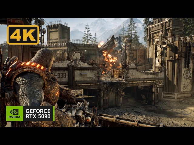 Gears of War: E-Day Multiplayer Gameplay [4K]