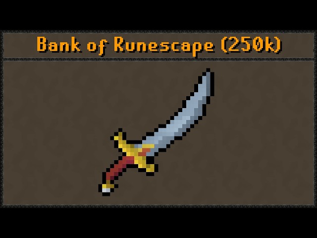 Runescape, but I only have the Arkan Blade