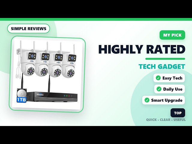 Hiseeu Wireless Security Cameras Outdoor Review