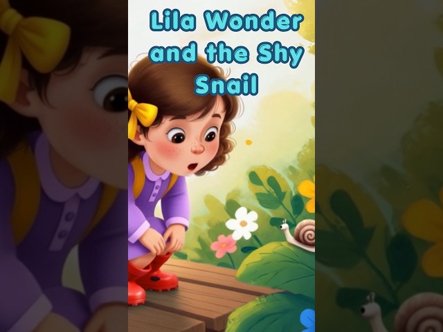 Lila Wonder and the Shy Snail | Kids Story About Patience and Kindness