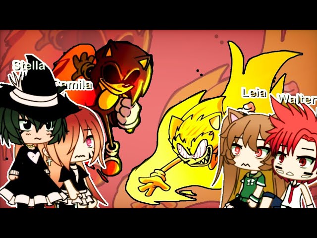 Gacha Life Characters React to Fleetway Vs Sonic.EXE (Exetior)