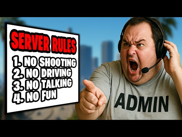 Trolling the Most STRICT GTA RP Server I've Ever Seen