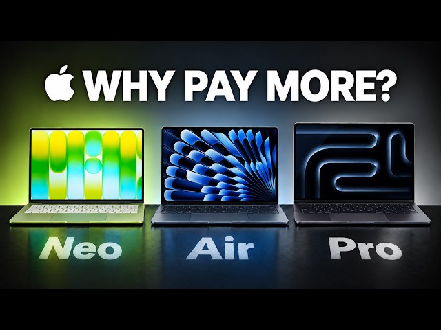 Neo vs Air vs Pro — ЕДИНСТВЕННЫЙ MacBook, который вам нужен в 2026 году