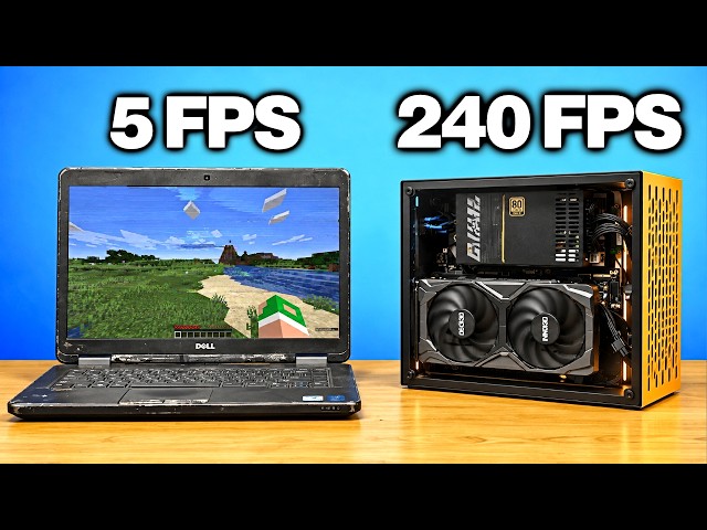 I Turned an Old Office Laptop Into a Gaming PC!