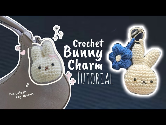 How To Make Crochet Bunny Keychain? Easy Tutorial/ Part-1