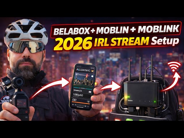 How to Build a Full Belabox + Moblin DJI cameras + Moblink on Android- MY 2026 IRL STREAM setup 