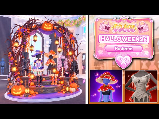 I Got EARLY ACCESS To The DRESS TO IMPRESS HALLOWEEN UPDATE..