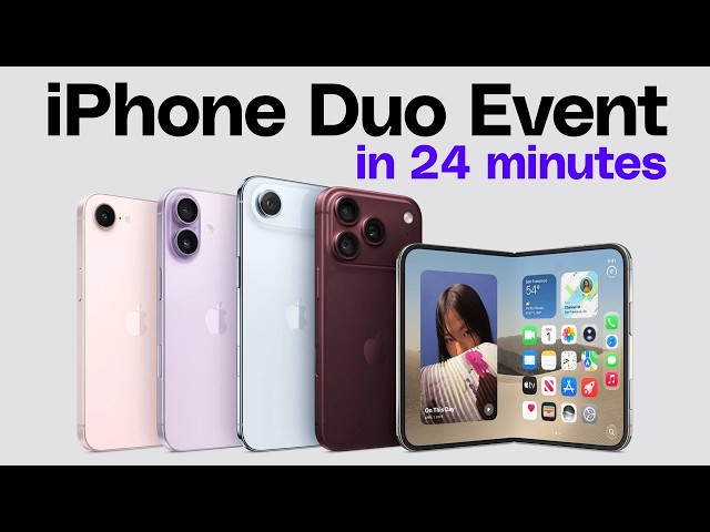 iPhone Duo Event in 24 minutes