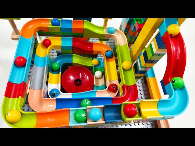 INSANE LEGO Marble Run! 🤯 MEGA Spiral Drops, CRAZY Turns & NONSTOP Speed! 🏁🔥