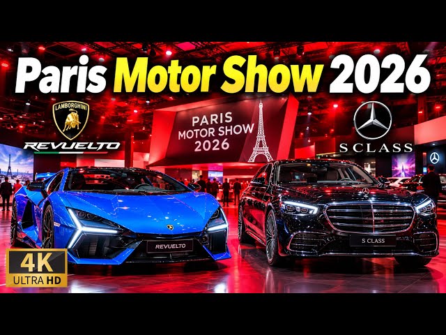 [🇫🇷PARIS 4K HDR] 🏎️Paris Motor Show Ultimate Tour 2026, Best Cars, World Premieres🚘 13/October/2026