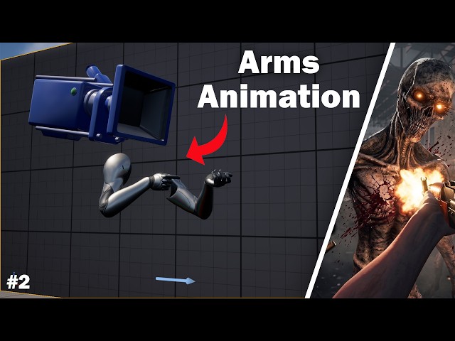Setup Character Animation in Unreal Engine 5 | FPS Weapon System | Zombie Shooter #2