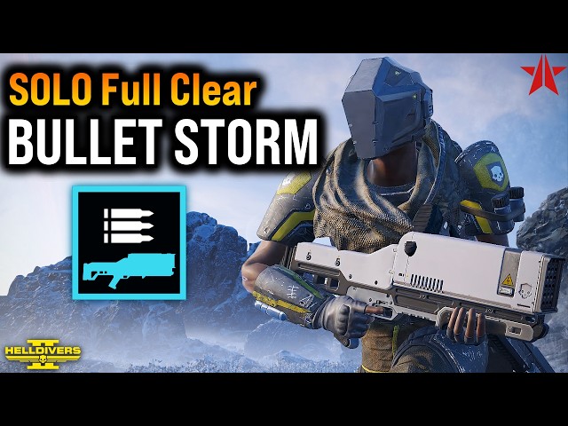 Helldivers 2 - Bullet Storm SHREDS The Bots! Super Helldive (SOLO Full Clear)