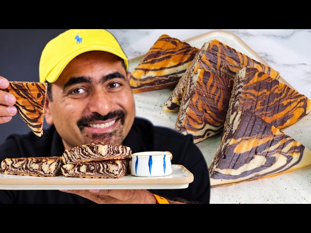 Marble Cake in Sandwich Maker Recipe by Asad Memon -  Food Fusion