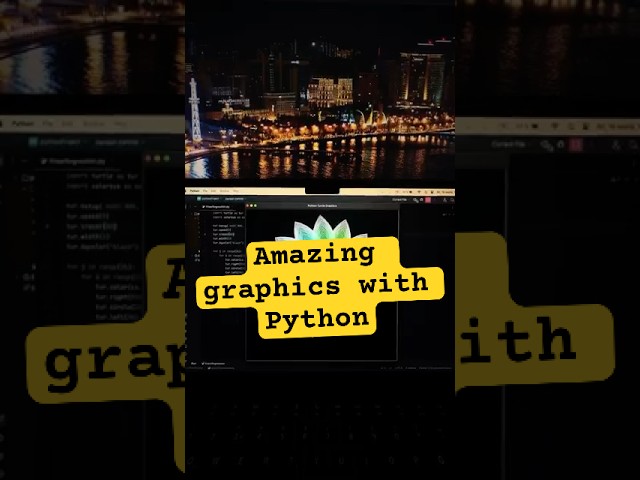 Amazing Rotational Graphics with Python Turtle!