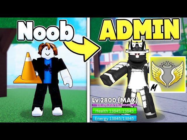 Noob to MAX With ADMIN In Blox Fruits