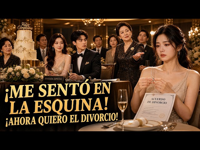 En el banquete puso a su ex a su lado y a mí en una esquina; al día siguiente pedí el divorcio.