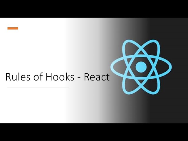 Rules of Hooks In React | React Hooks