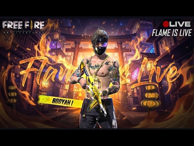 🔴 Free Fire LIVE Rank push with Flame 🙃| Rank Push & Intense Gameplay ❤️ #freefire #Live #flamee_007