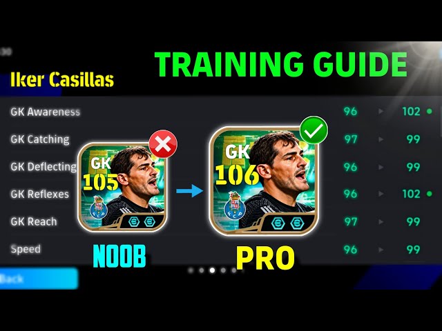 EPIC Iker Casillas 106 Rated Training Guide 🤐 eFootball 2027™ Mobile 