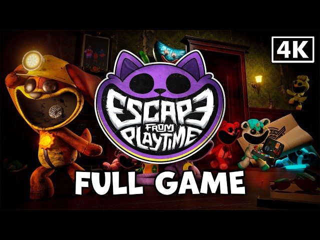ESCAPE FROM PLAYTIME - Full Game Walkthrough (No Commentary)