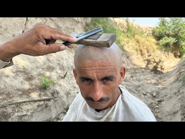ASMR Full Sleep Shaving & Head Shaving With Barber Old Man 👨‍🦳 [ASMR SHAMS]