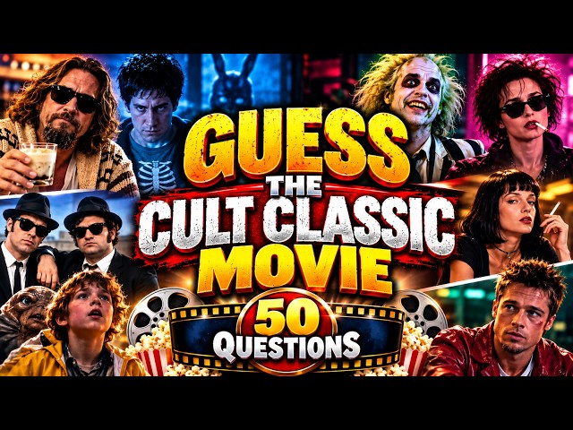Can You Guess the Cult Classic Movie From One Scene? | 50 Movie Quiz