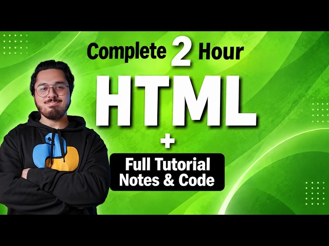 HTML Tutorial for Beginners | Complete HTML with Notes & Code