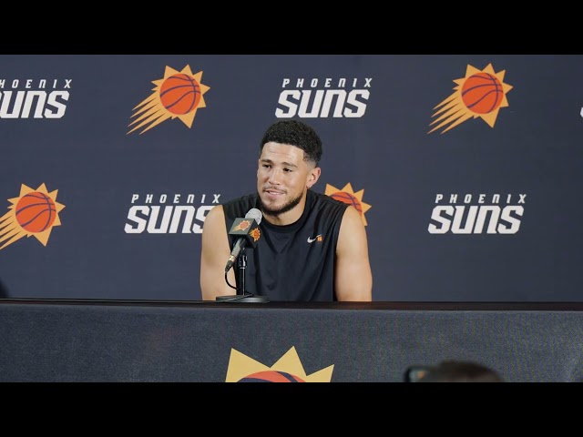 Devin Booker Media Day 2026 Press Availability