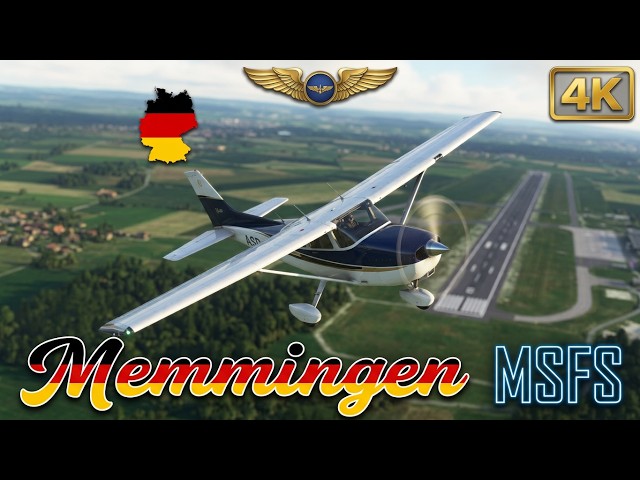 Flying a Cessna 172 Scarily Close to Memmingen MSFS