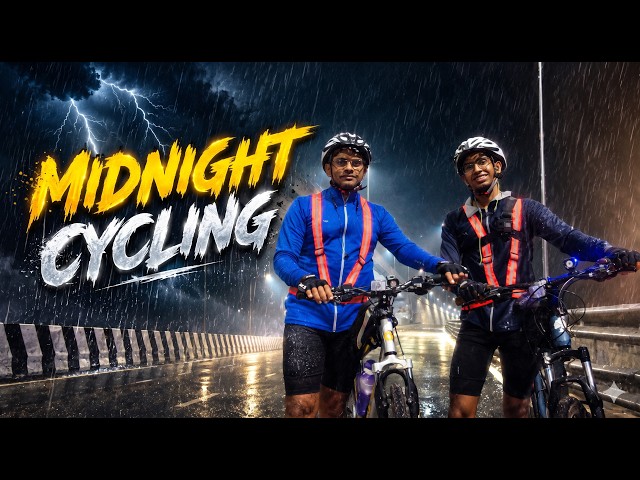 MIDNIGHT CYCLING WITH DAD | Vajre Vlogs #tamil #vlogs #cycling
