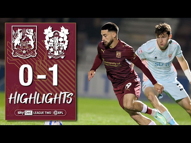 HIGHLIGHTS: Northampton Town 0 Tranmere Rovers 1