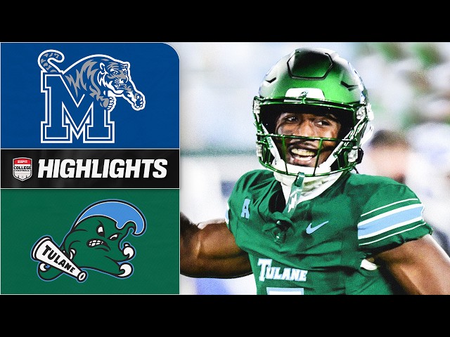 Memphis Tigers vs. Tulane Green Wave | Full Game Highlights | ESPN College Football