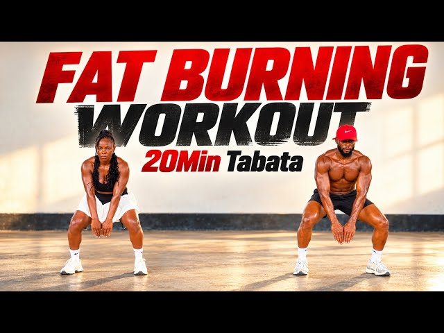 🔥FAT BURNING WORKOUT/20 Min TABATA/No equipment/Beginner’s friendly/ 