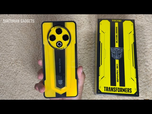 Tecno Spark 30 Bumblebee Budget Phone Unboxing, Specs, Camera, Fingerprint, Touch