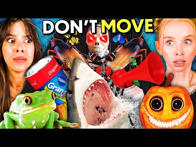 Try Not To Move Challenge - Intense Jump Scares! | Try Not To