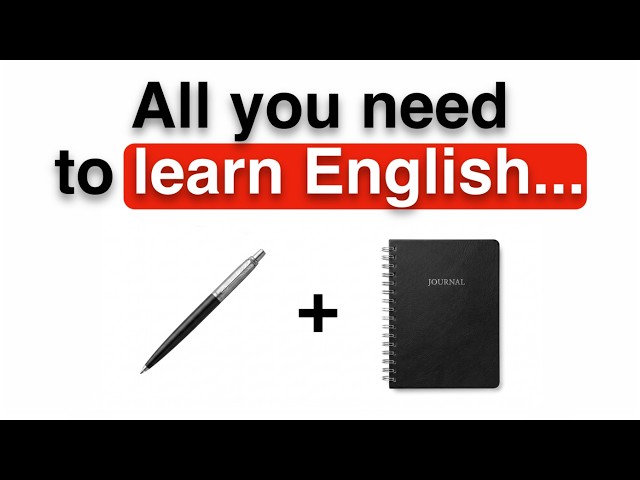 The Secret Notebook Method to Master English Step by Step ! All You Need to Learn English is...