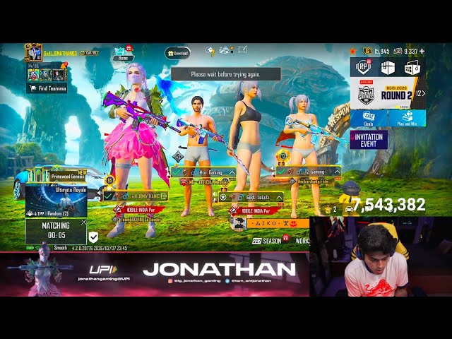 JONATHAN GAMING 🔥| 40 KILLS |AGGRESSIVE GAMEPLAY🤯 | SOLO 15 KILLS | BGMI 
