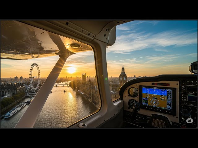 Flight Simulator 2024 + Cessna 172 | London City ✈ London Heathrow