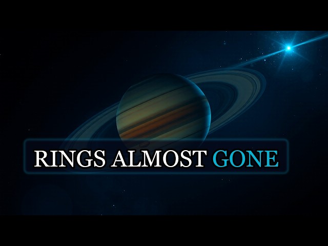 Saturn's Rings Are Disappearing — And We Exist in the Only Window to See Them