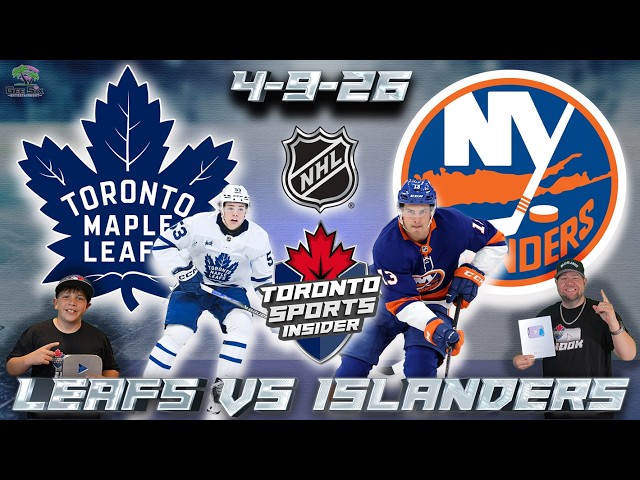 4-9-26 Toronto Maple Leafs vs New York Islanders | NHL LIVE Stream Reaction & Play By Play