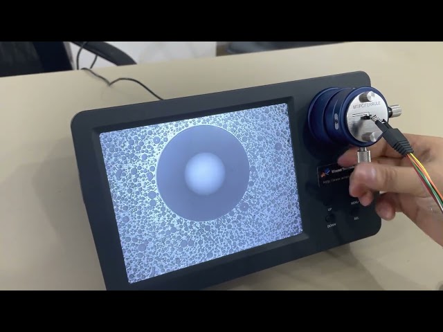 How to use fiber optic Inspection Microscope to check fiber optic patch cord ？