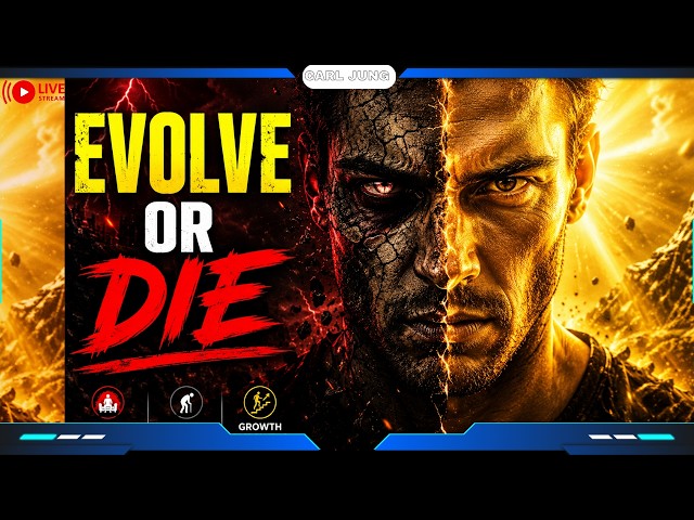 🔥Living Jung Live Stream Force Yourself to Evolve or Die Comfortable – CARL JUNG MOTIVATIONAL  2026