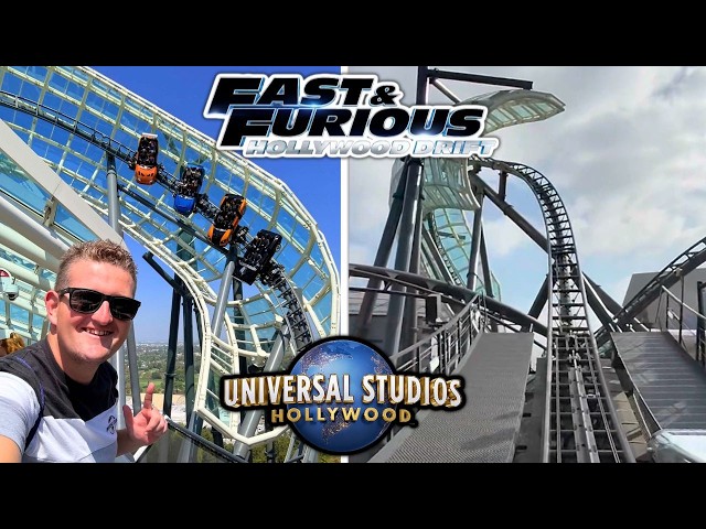 Fast & Furious: Hollywood Drift FIRST RIDE & Review - Universal Studios Hollywood
