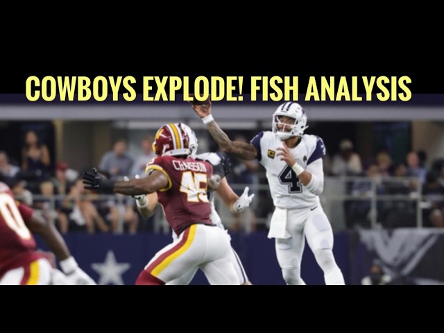 #Cowboys EXPLODE over Wash; FISH Insta-Analysis As Dak Breaks Record