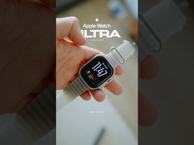 Apple Watch Ultra 4 ASMR Unboxing ⌚️🍎