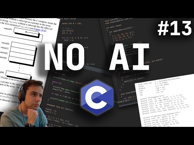 Day 13 learning C because it's fun (no AI)