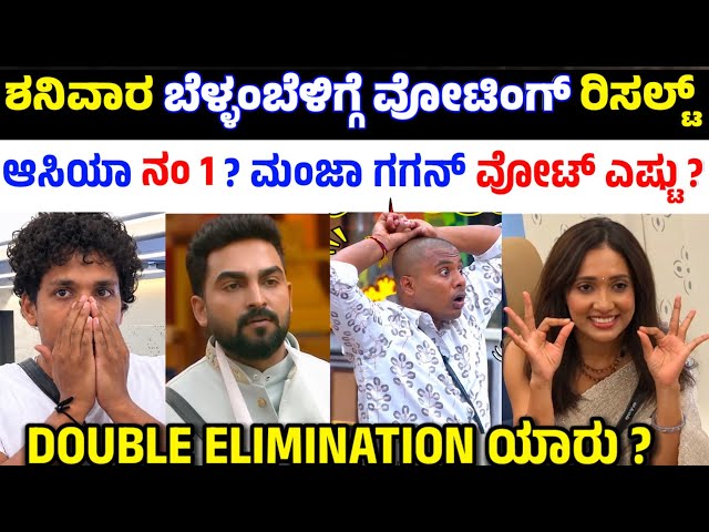 ಬಂತು ನೋಡಿ ಶನಿವಾರದ ವೋಟಿಂಗ್ ರಿಸಲ್ಟ್ | bigg boss kannada season 13 saturday voting result