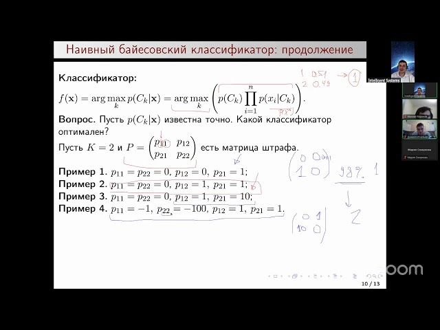 Intelligent Systems: Machine Learning seminars